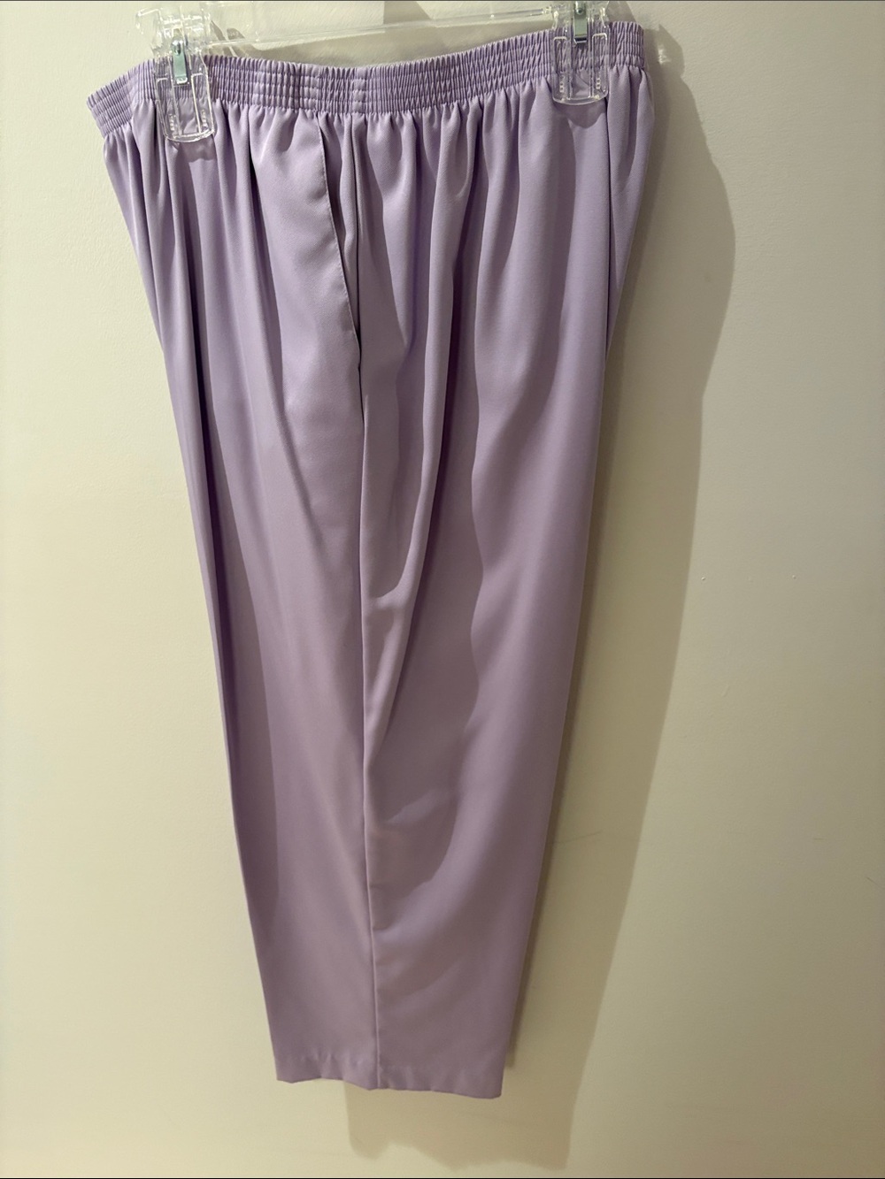 Alfred Dunner Lavender Pull-On Women's Trousers